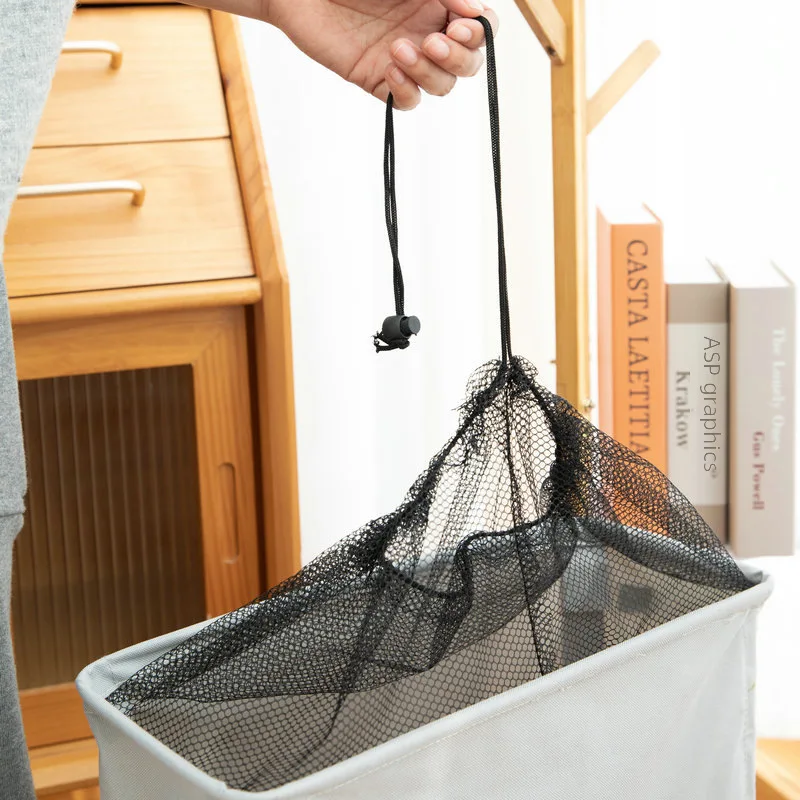 Трансграничная простая ткань Оксфорд со шкивом корзина для белья современная