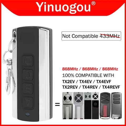 Передатчик дистанционного управления Yinuogou 868MHz для гаражных ворот