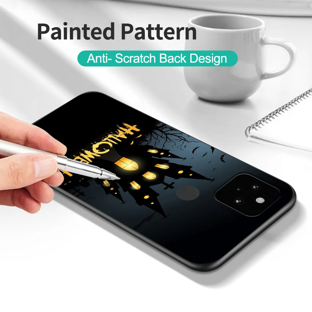 Черный чехол из ТПУ для телефона TCL 20 20L 10 lite 10L PLUS PRO 20E 20R 20SE 20XE 205 20B 20Y Happy Halloween