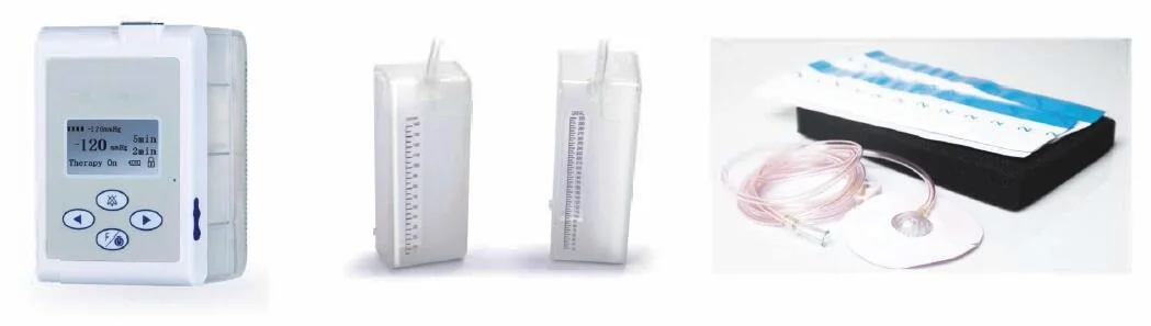 Удобный насос NPWT VAC для ранечной терапии отрицательным давлением портативное