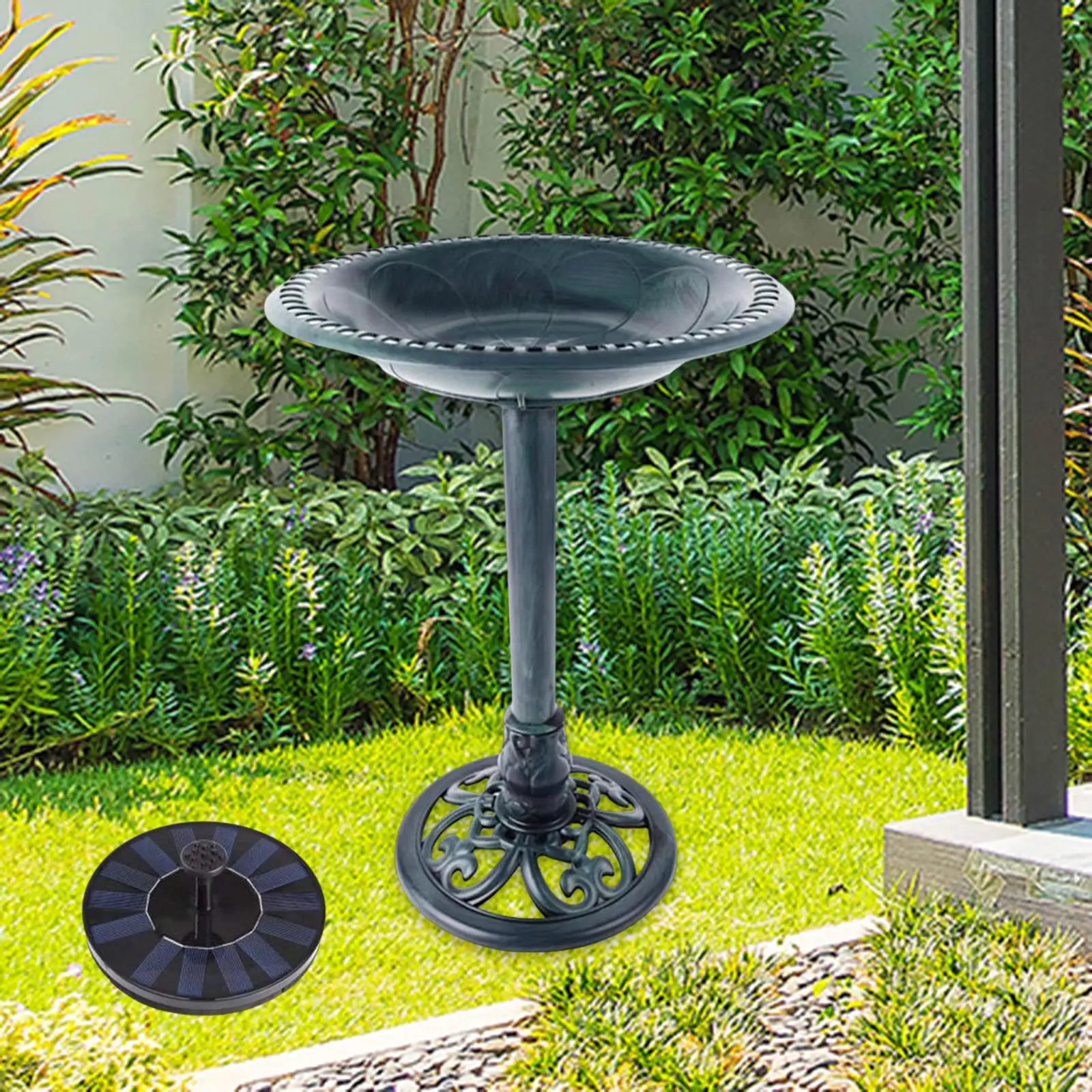 

Солнечный фонтан для птиц Garden Bird Bath