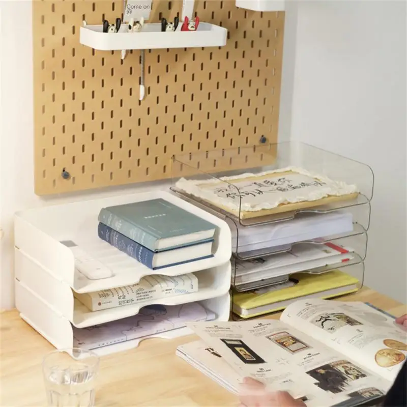 

Настольный высококачественный органайзер для хранения бумаги А4, шкаф для хранения, школьный ящик для хранения, многофункциональный органа...