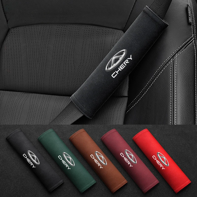 

Наплечный ремень безопасности для салона автомобиля, Накладка для Chery QQ Blossom Tiggo 2 3 5 Fulwin Arrizo T11 Amulet M11, аксессуары