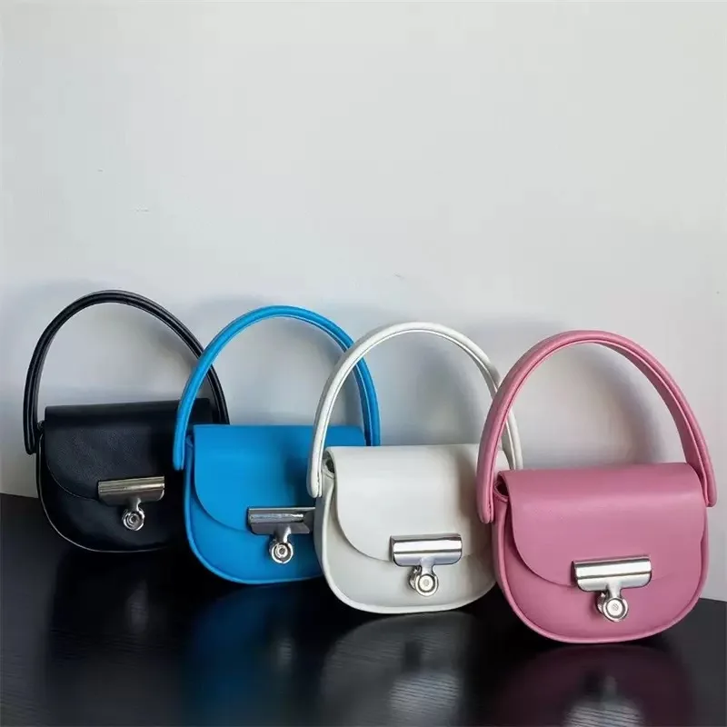 

Сумки через плечо для женщин, модная Ретро-сумка с зажимом, Женская мини-сумка на плечо, новинка 2023, сумки для женщин