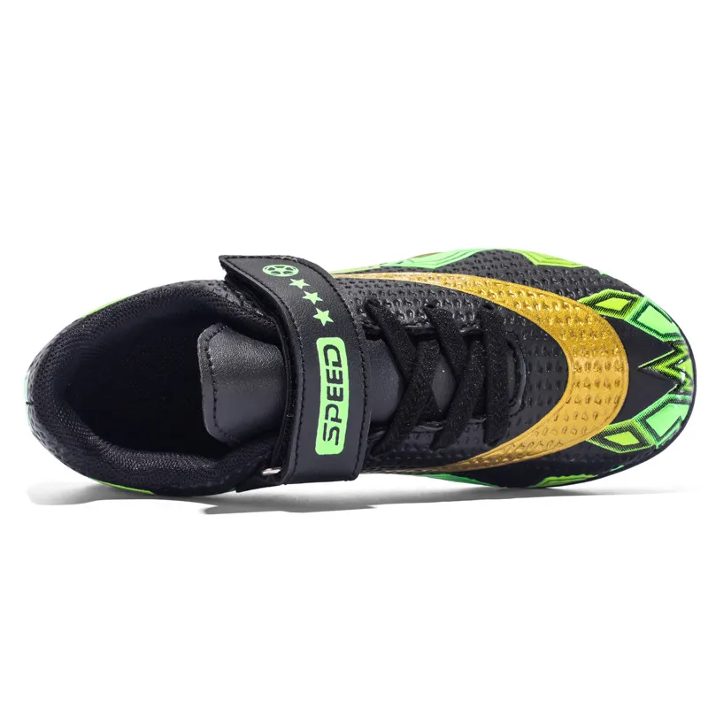 Men Kids Soccer Shoes Turf Football Boots Children Soccer Cleats Light Non-slip Indoor Football Shoes Boy Trainling Sneakers
