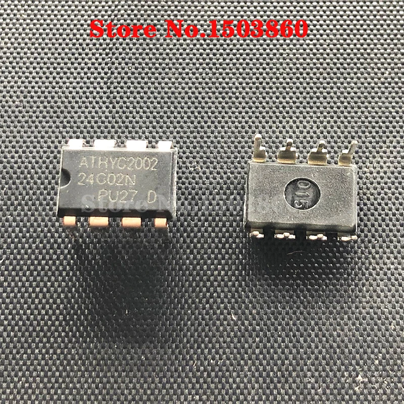 10 шт./лот AT24C02 24C02N 24C02 24C02AN 24C02BN DIP-8 в наличии