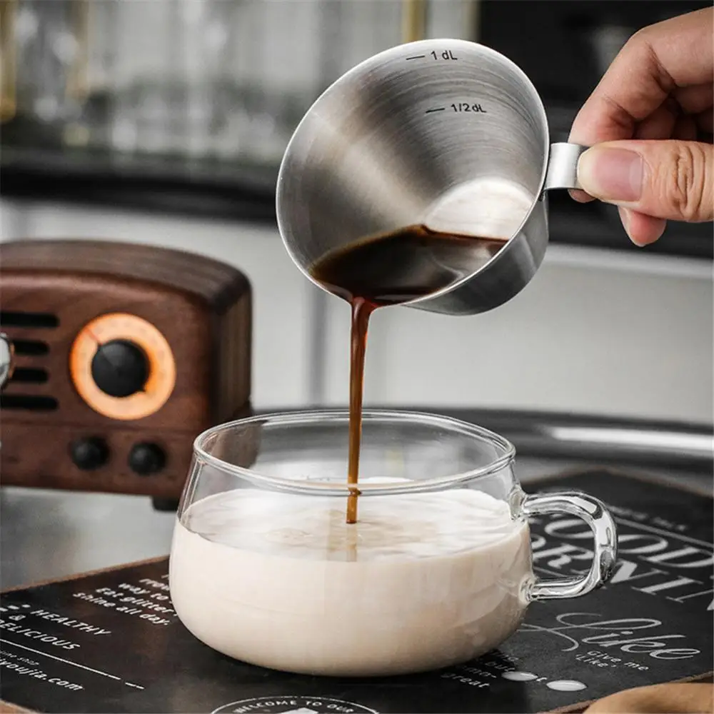 

2023 Extraction Cup Stainless Steel With Scale 90ml Measuring Cup Creative Small Ounce Cup Wholesale Hot Espresso Machine