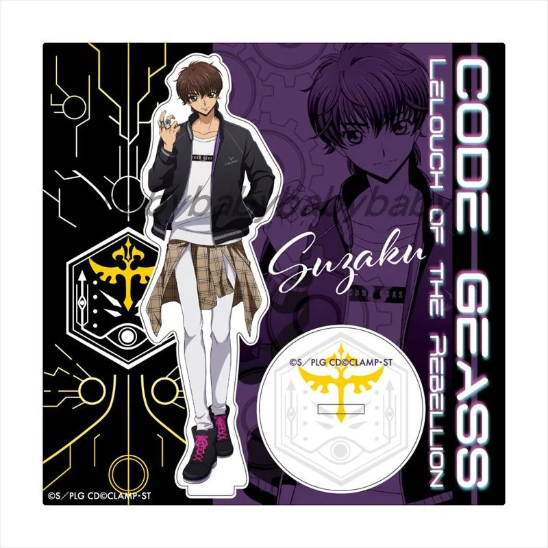 

Anime Code Geass Lelouch Lamperouge C.C Acrylic Stand Figure Desktop Decoration Collection Model Toy Doll Gifts