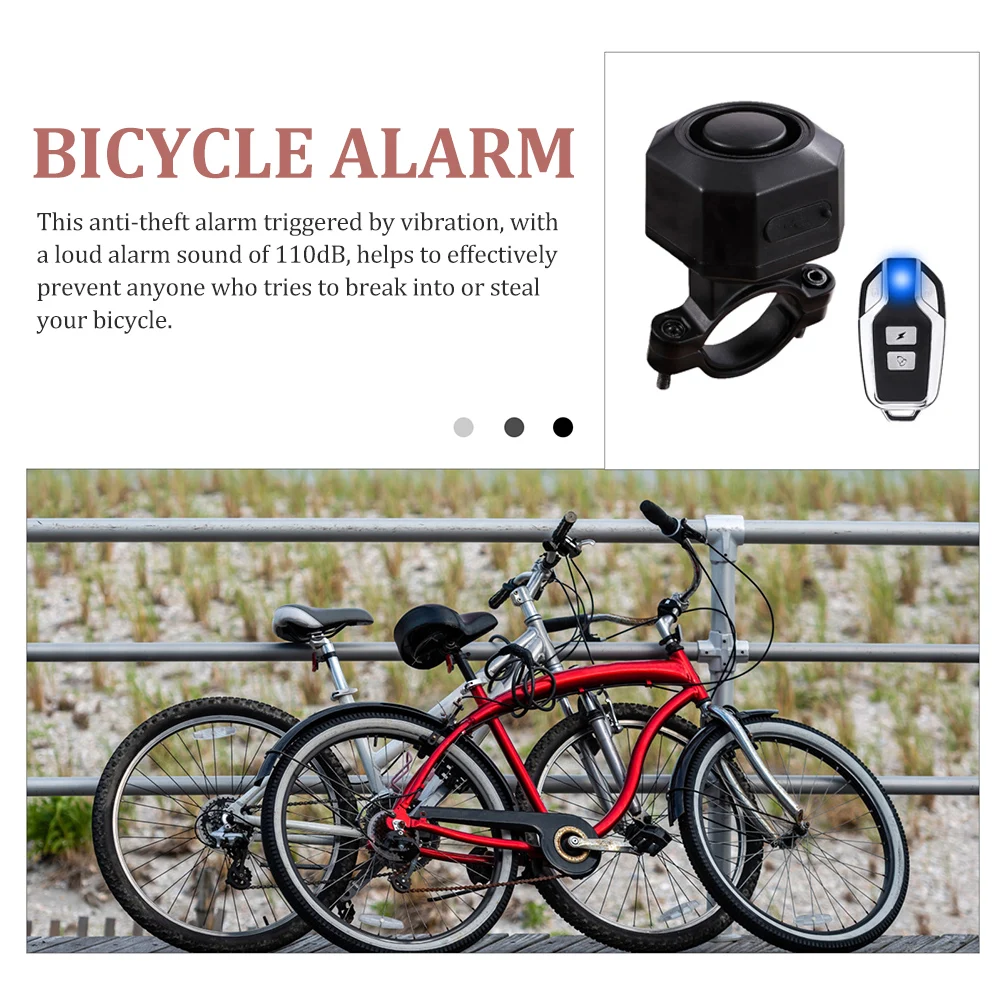 

Bicycle Anti-theft Alarm Lock with Wireless Remote Control Waterproof MTB Bike Anti-Theft Vibration Alarm 110DB Bike Alarm Lock