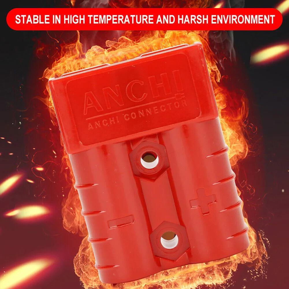 

50A Quick Plug Battery Charging Connector For Anderson Style Plug Connectors DC Power Tool Motorcycle Socket Adapter Accessories