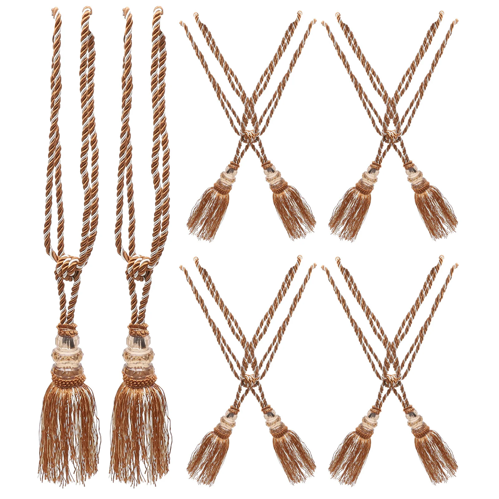 

10 Pcs Outdoor Shades Charm Blanket Tassel Curtain Fiber Tassels Pullbacks