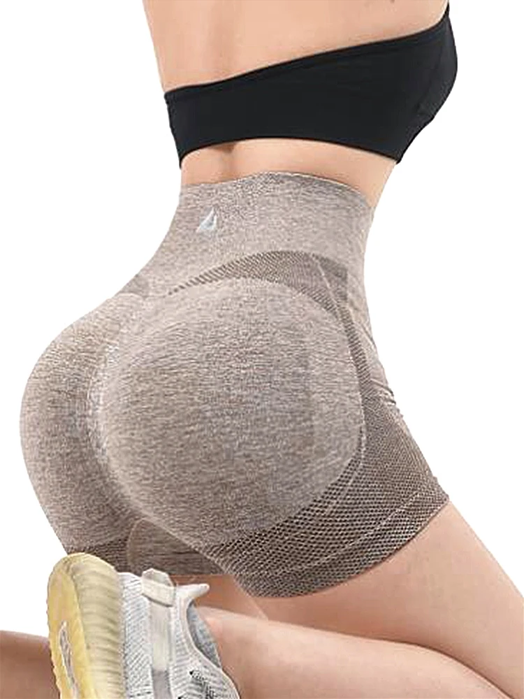 Women Yoga High Waist Biker Shorts Workout Hip Fitness Yoga Lift Butt Fitness Women Yoga Running Seamless Gym Shorts