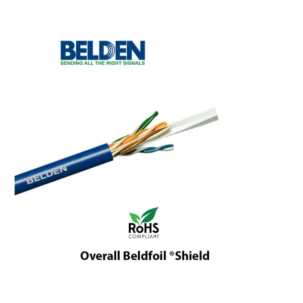 100% новый оригинальный кабель BELDEN категории 6, 4 пары, UUTP, ПВХ, для внутренней прокладки, CPR Eca BELDEN 7965E (art.: 3920dbc175142) - 3920dbc175142
