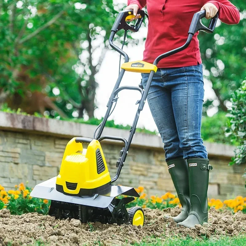 Электрический скарификатор небольшой бытовой микрокультиватор копающая земля