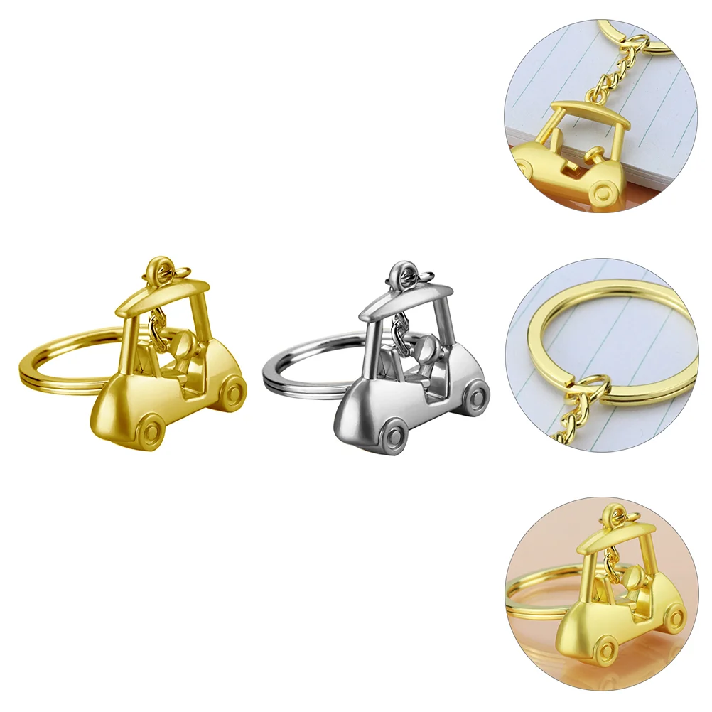 

Ornamental Car Keychain Viewing Golfing Keyring Charm Pendant Courseviewing Teens