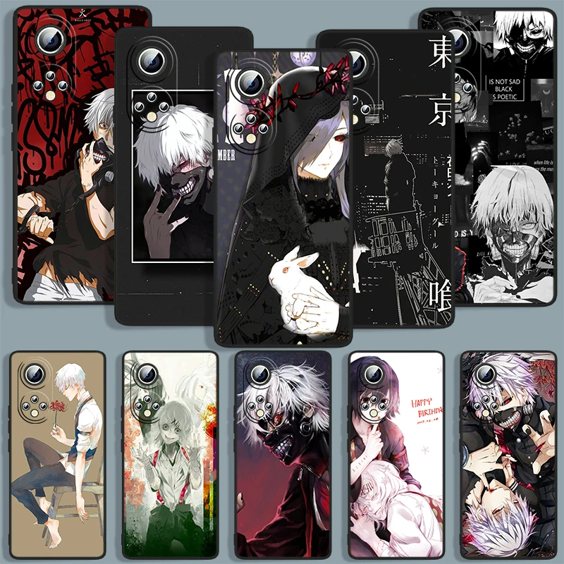 

Nice Japanese Anime Tokyo Ghoul Phone Case For Huawei Honor 7A 7C 7S 8 8A 8C 8X 9A 9C 9X 9S Pro Prime MAX Lite Black luxury Back