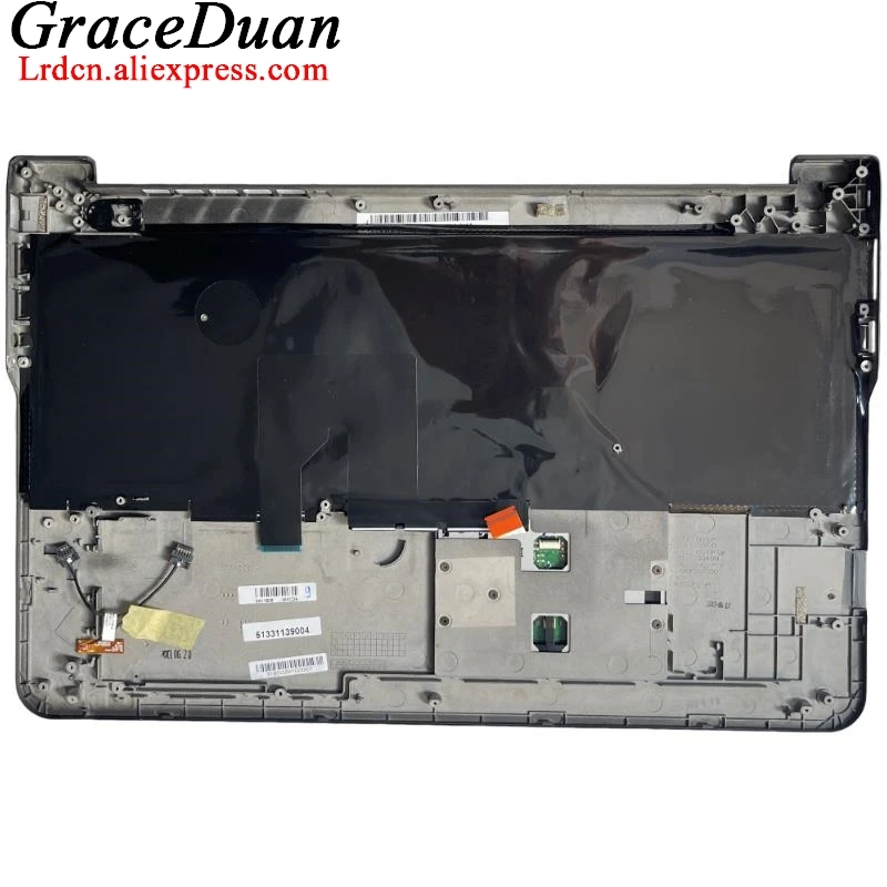 NO норвежский черный верхний чехол для клавиатуры упор рук Lenovo Thinkpad S5 S531 S540 00HM844