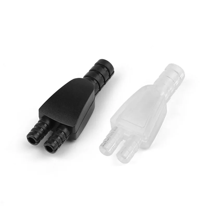 

Earphone Y Type Splitter Slide 3.8mm To 2.2mm ABS Plastic DIY Earphones Cable Audio Jack Headphone Accessories Parts Black Clear