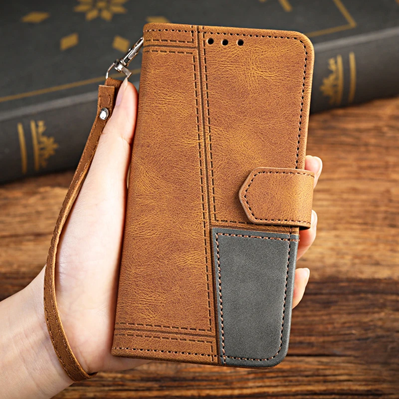 

Leather Case For Samsung Galaxy S22 S20 FE S21 Ultra S10 Plus S9 S8 S10E Note 20 10 Lite S 22 21 9 8 Flip Book Wallet Cover Case