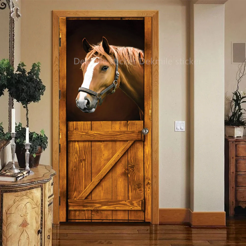 

Виниловая дверная наклейка "Деревянное зерно", 3D, пейзаж