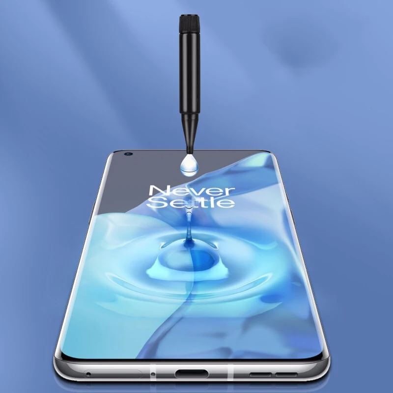 

3D Full Glue UV Liquid Screen Protector For OnePlus 9 Pro Tempered Glass for OnePlus One Plus 9Pro Full Adhesive Protective Film