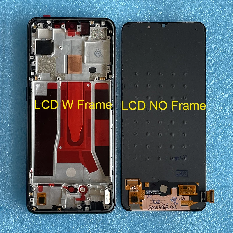 6,4 оригинальный ЖК-экран Supor Amoled Axis для Oppo Find X2 Lite, сенсорная панель, дигитайзер для Find X2 Lite CPH2005, ЖК-рамка