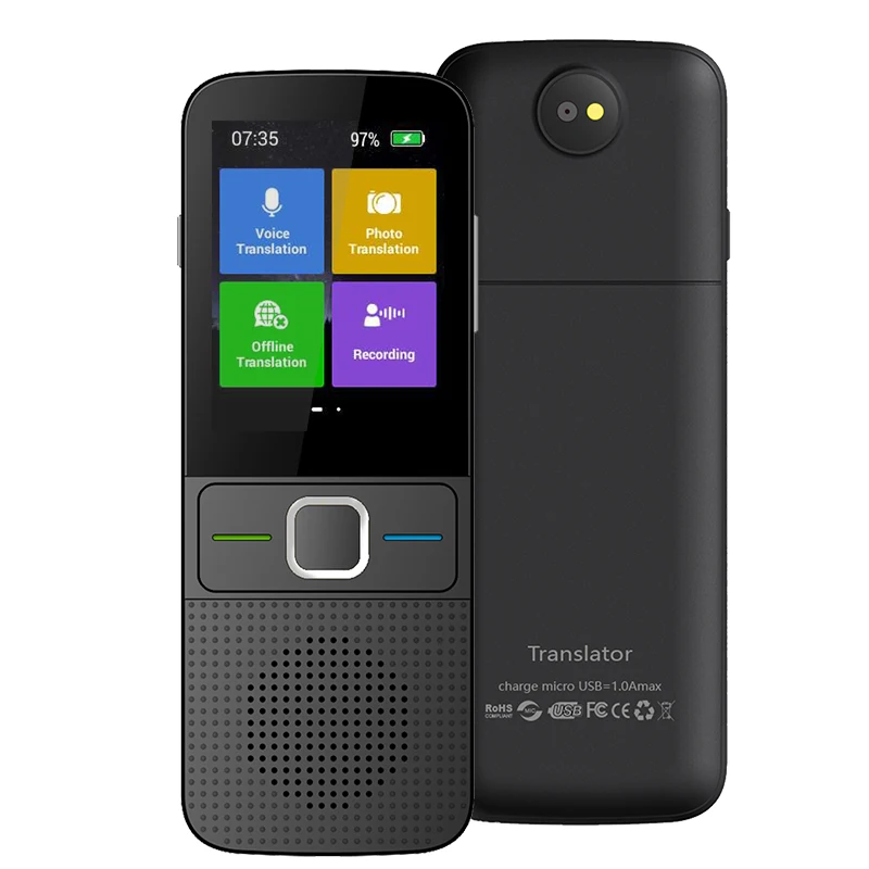 

T10 Offline Voice Translator Smart Portable 137 Languages Real Time Translator Without Internet Inter-Translation Machine
