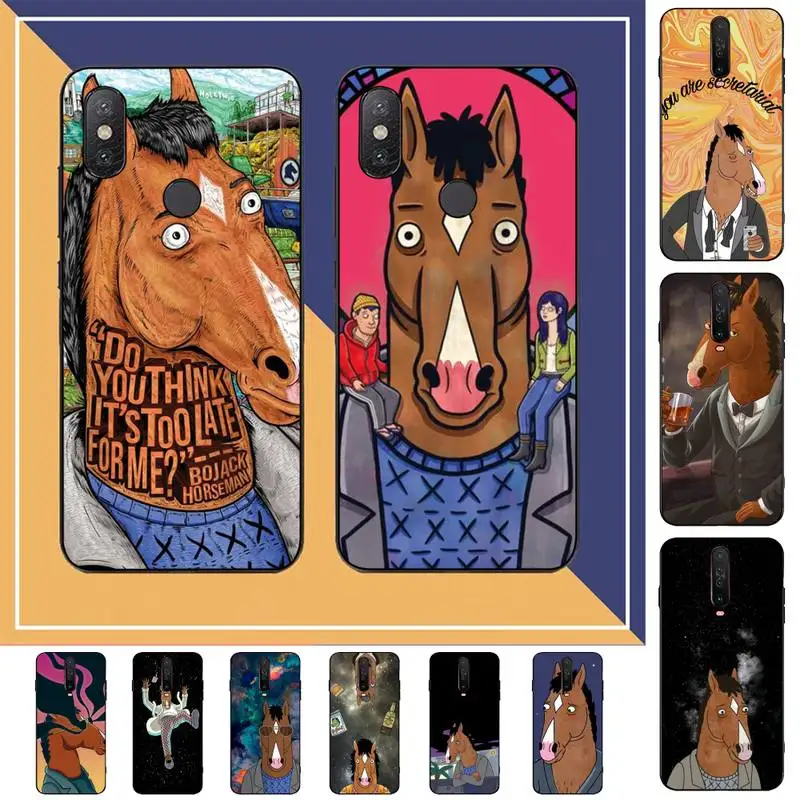 

Cartoon B-boJack Phone Case for Redmi Note 8 7 9 4 6 pro max T X 5A 3 10 lite pro