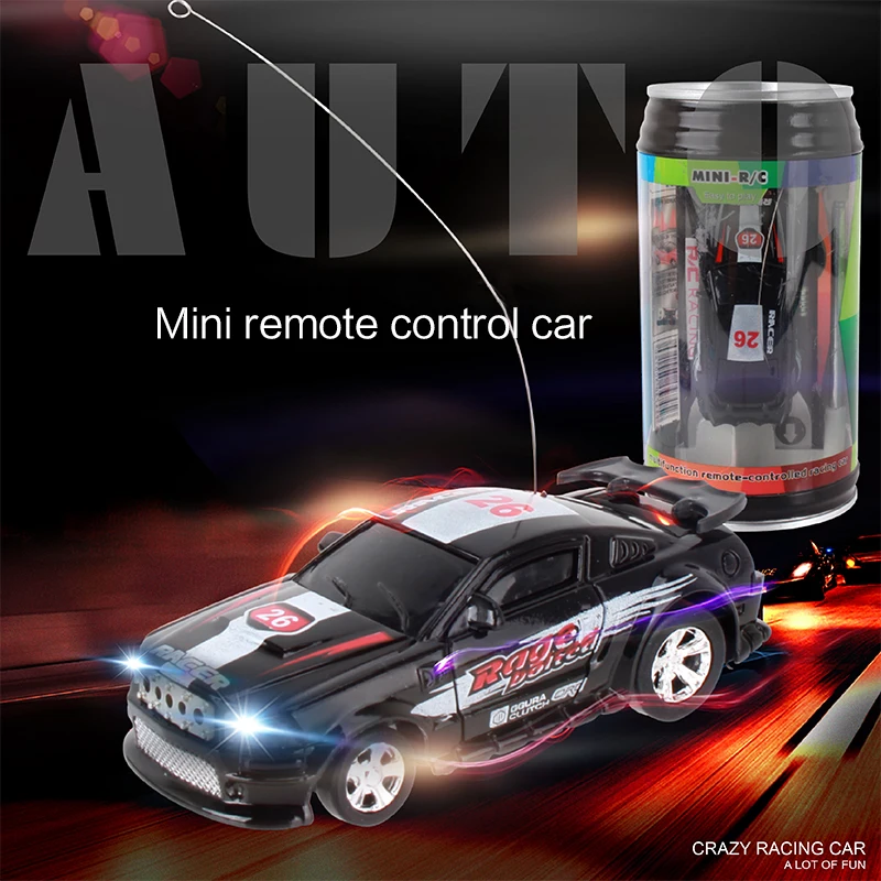

8 Colors Can Mini RC Car Electronic Cars Radio Remote Control Micro Racing Car 20km/h High Speed Vehicle Gifts For Kids