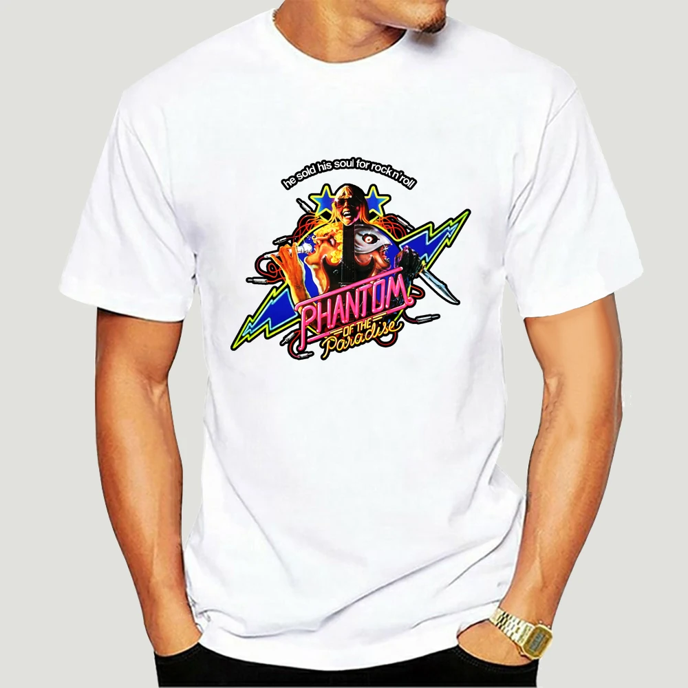 

Camiseta de manga corta informal para hombre, camiseta divertida de PHANTOM OF THE paraise, póster de película OST, 6314X