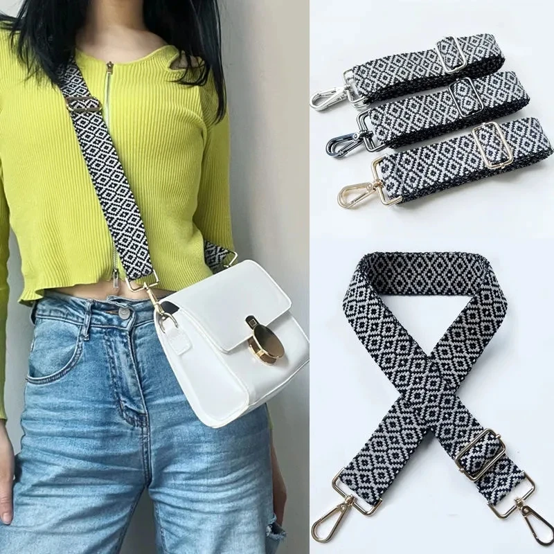 

New Handbag Straps For Crossbody Adjustable Bag Accessories Belt For Bag Accessories Handbag Belt Wide Nylon Shoulder Bag Straps
