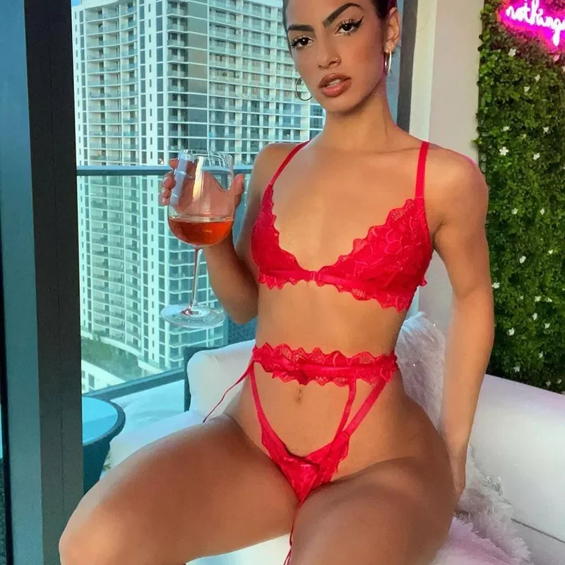 Сексуальное нижнее белье новинка 2022 женское кружевное сексуальное с V-образным