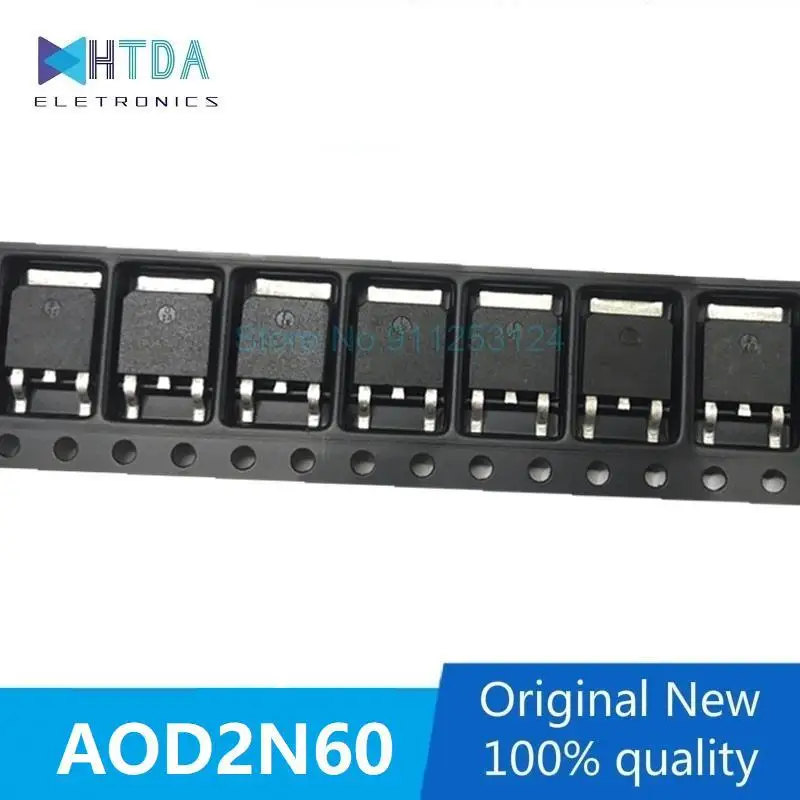 

20 шт./лот AOD2N60 2A 600V TO252 D2N60 в наличии