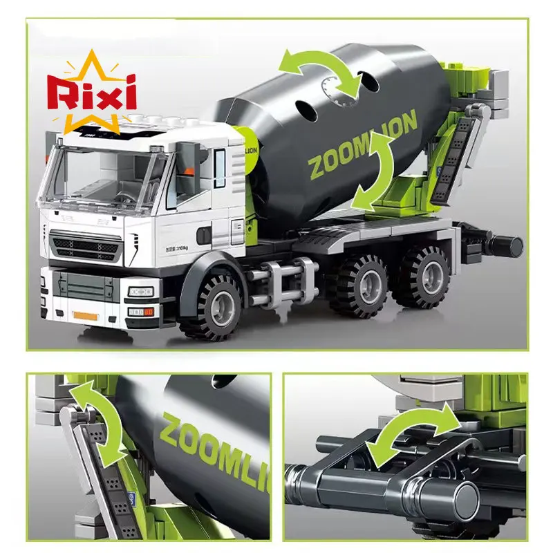 Городская техника строительный экскаватор бульдозер кран миксер автомобиль