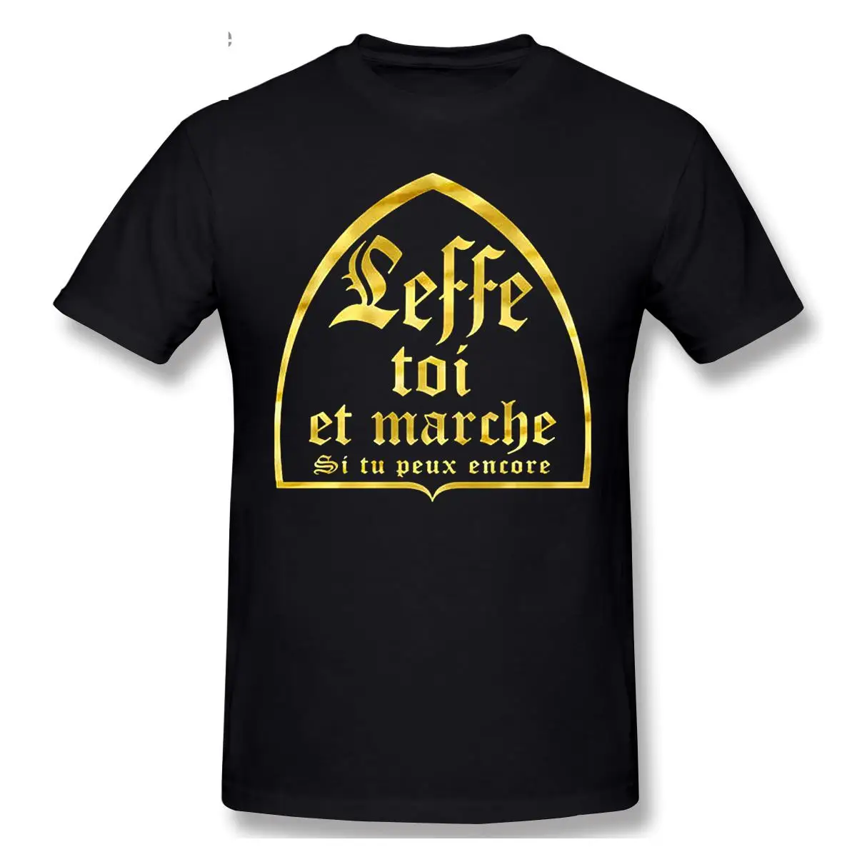 

Tee Shirt Leffe Toi Et Marche Humouristique Cadeau Ideal Short Sleeve Casual T-shirt Men Fashion 100% Cotton TShirts Tee Top