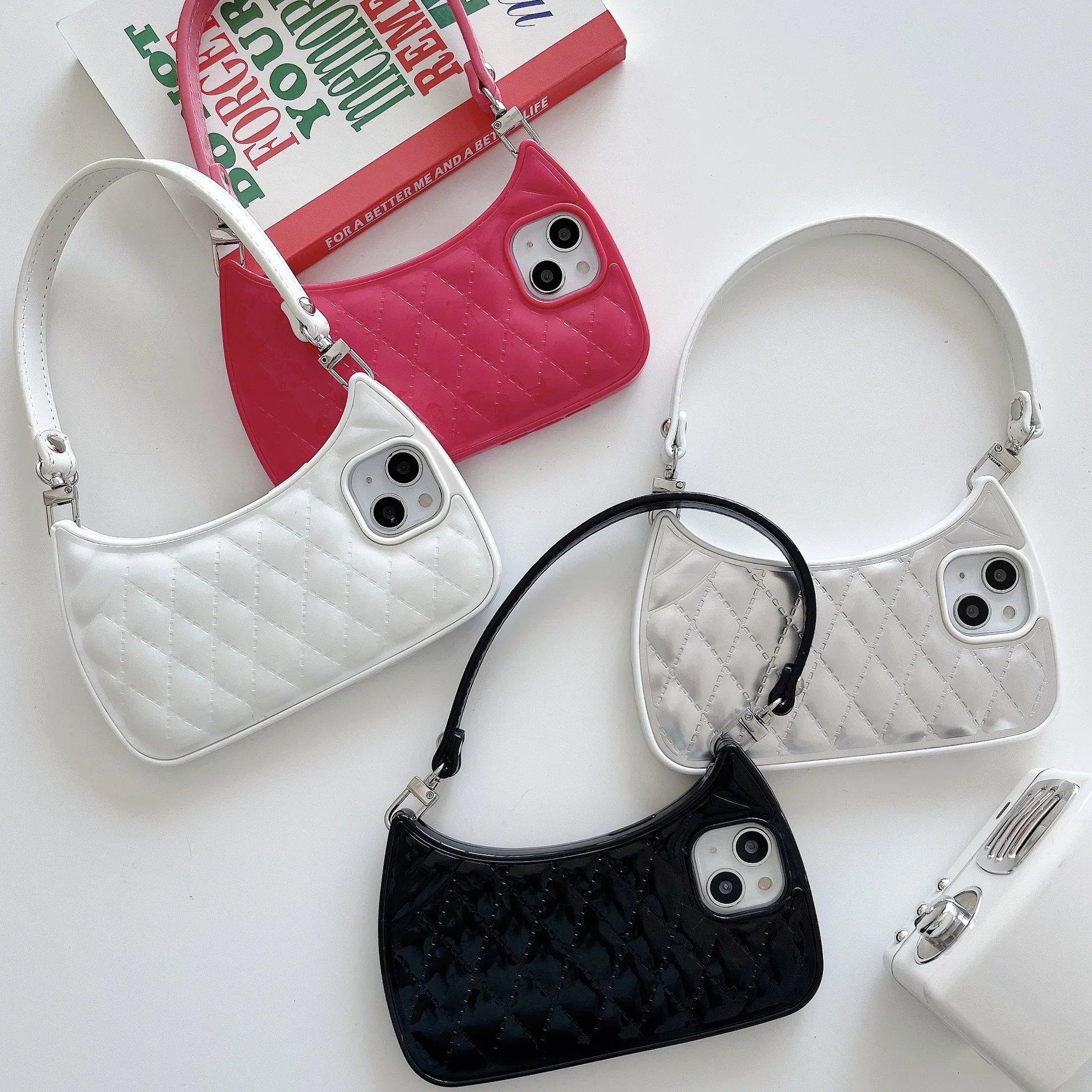 

Temperament Girl Handbag Phone Case For Iphone14 13 12 11 Pro promax