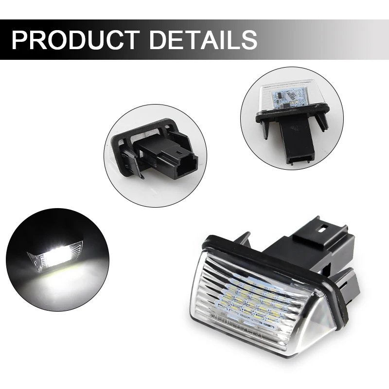 2 шт. детали для номерного знака Mercedes Benz C-class W203 R230 W209 C209 A209 SL CLK Class