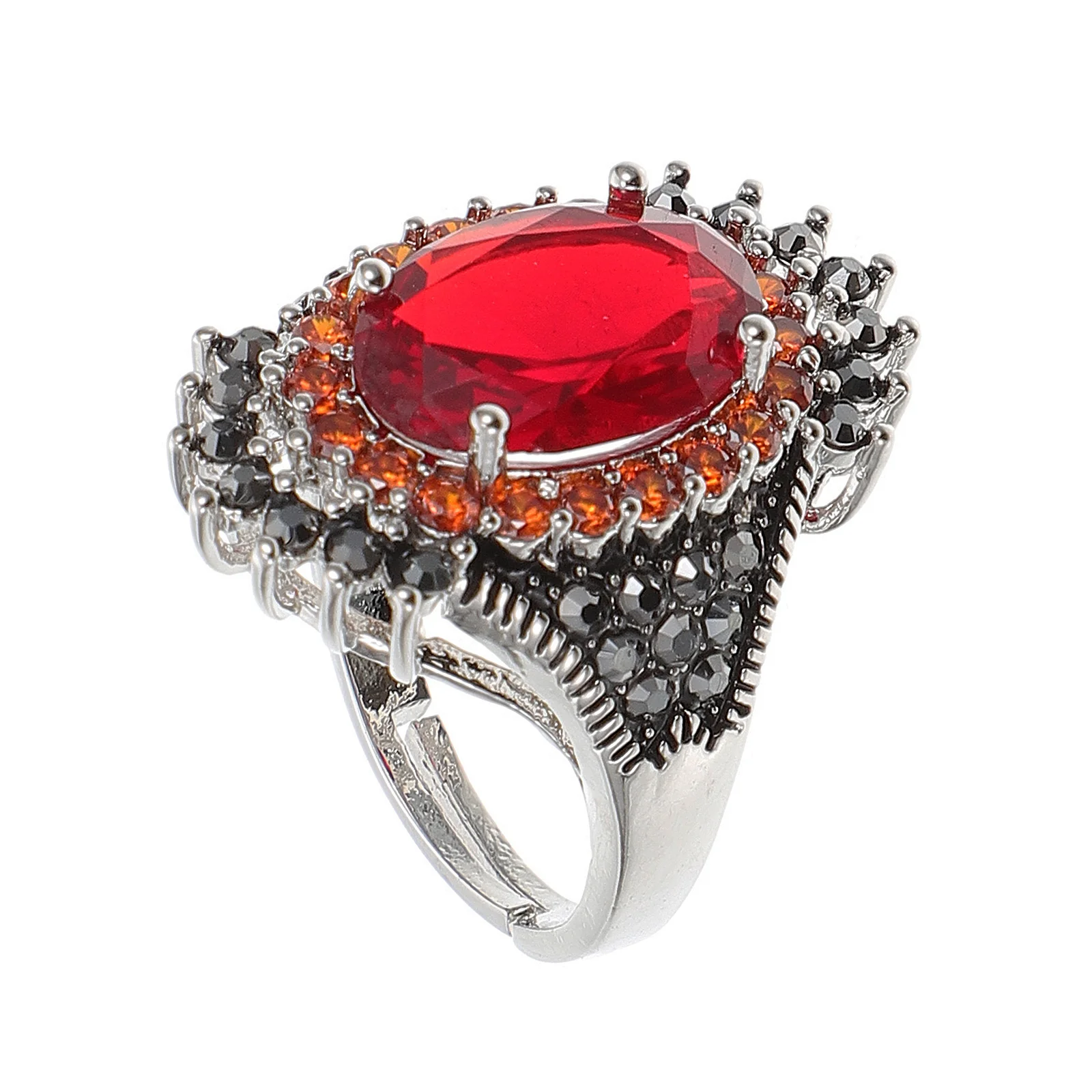 Преувеличенное кольцо с драгоценным камнем женский подарок другу для женщин