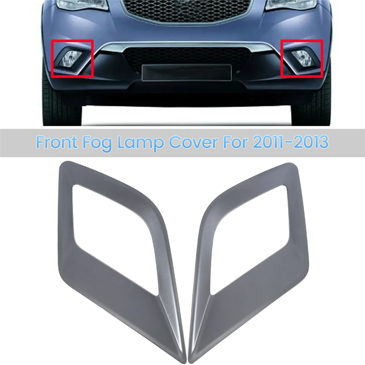 

For SsangYong Korando 2011-2013 Front Fog Lamp Cover LH RH 7871334000,7871434000