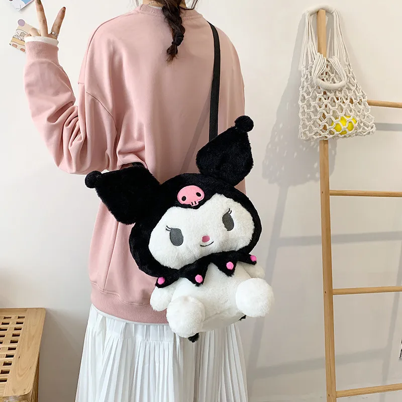 Sanrio Cinnamoroll My Melody Kuromi аниме периферийный рюкзак искусственная наплечная сумка