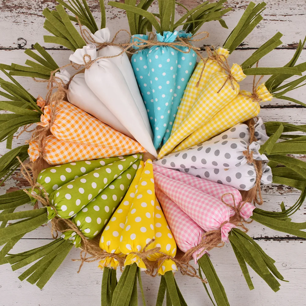 

24*4cm Nov Woven Easter Carrots Ornaments for Easter Home Decor DIY Easter Party Decorations Kids DIY Crafts Gifts Supplies