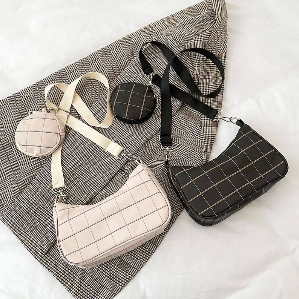 

Women Casual Small Travel Crossbody Handbags Shoulder Bags with Mini Round Purse Small Women Crossbody Bag