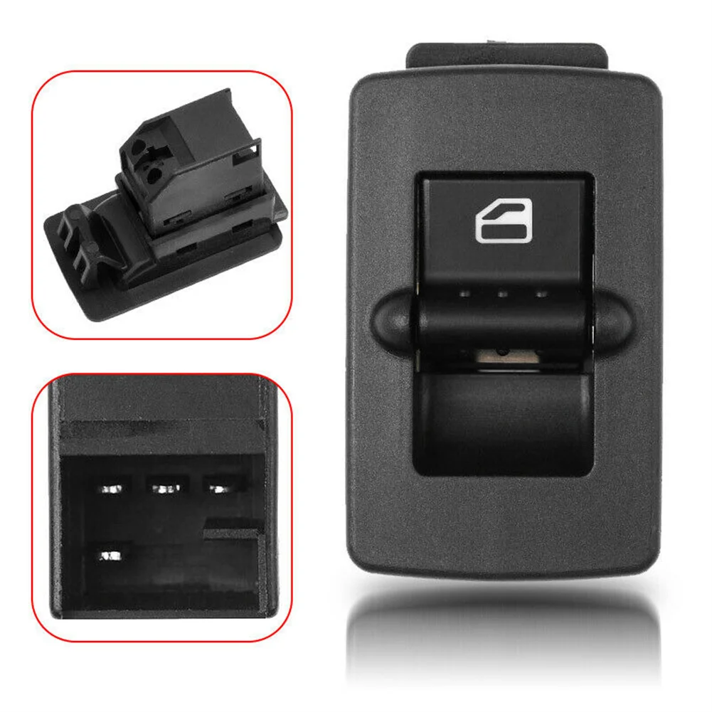 

Practical Right Side Switch 1C0959527A 1pcs Accessories Black Casement