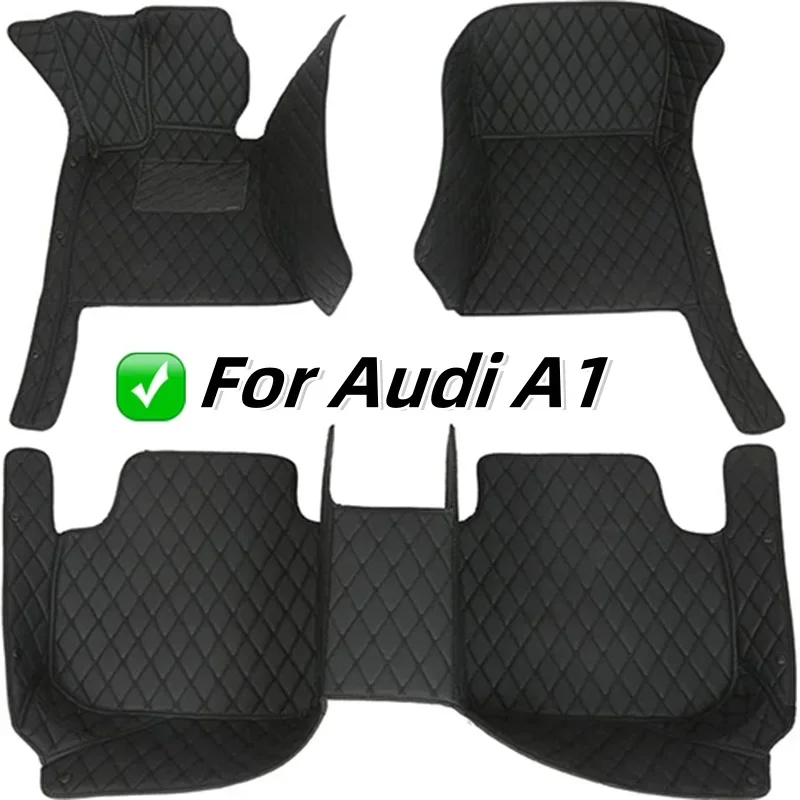 Кожаные автомобильные коврики 5D для Audi A1 8X1 2 двери 2011-2015 8XA 8XF 4 2015-2018 аксессуары