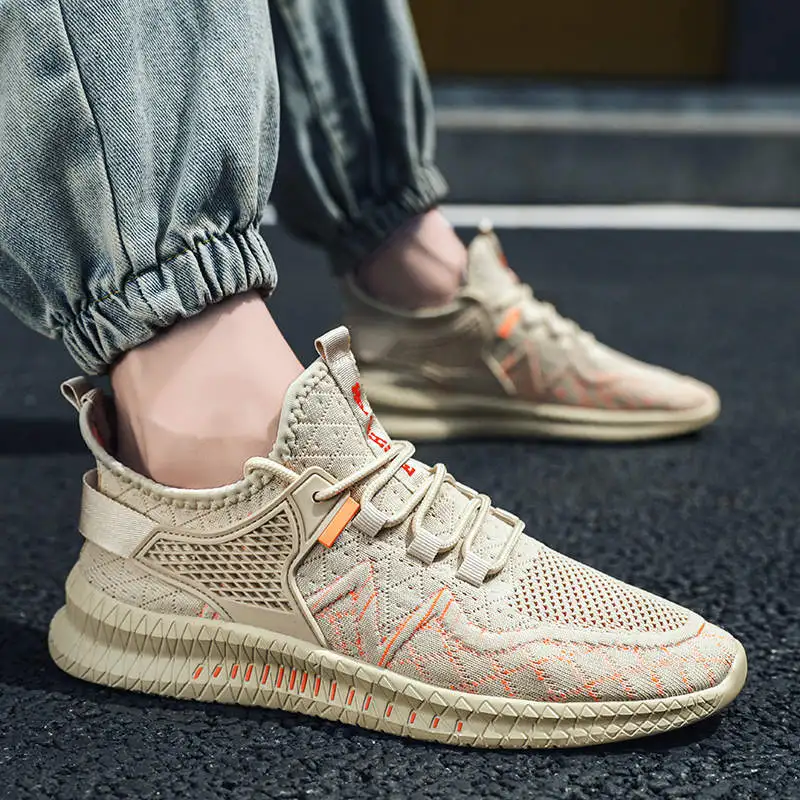 Мужские кроссовки для бега на высокой платформе без шнурков |