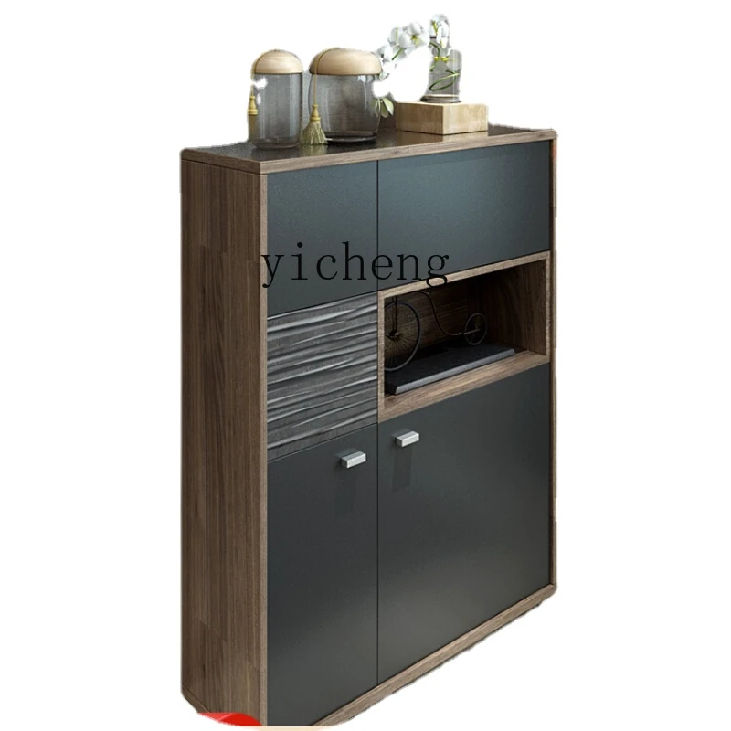 

ZC Simple Modern Sideboard Cabinet Narrow Kitchen Locker