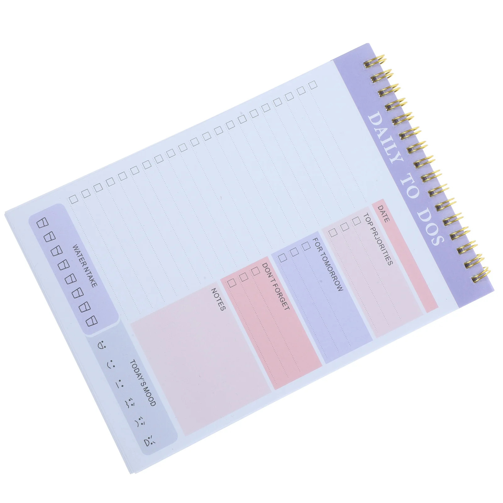 

To-do List Pads Daily Planner Tear Memo Tabs Desk Notepad Work Schedule Meal Planning Notebooks