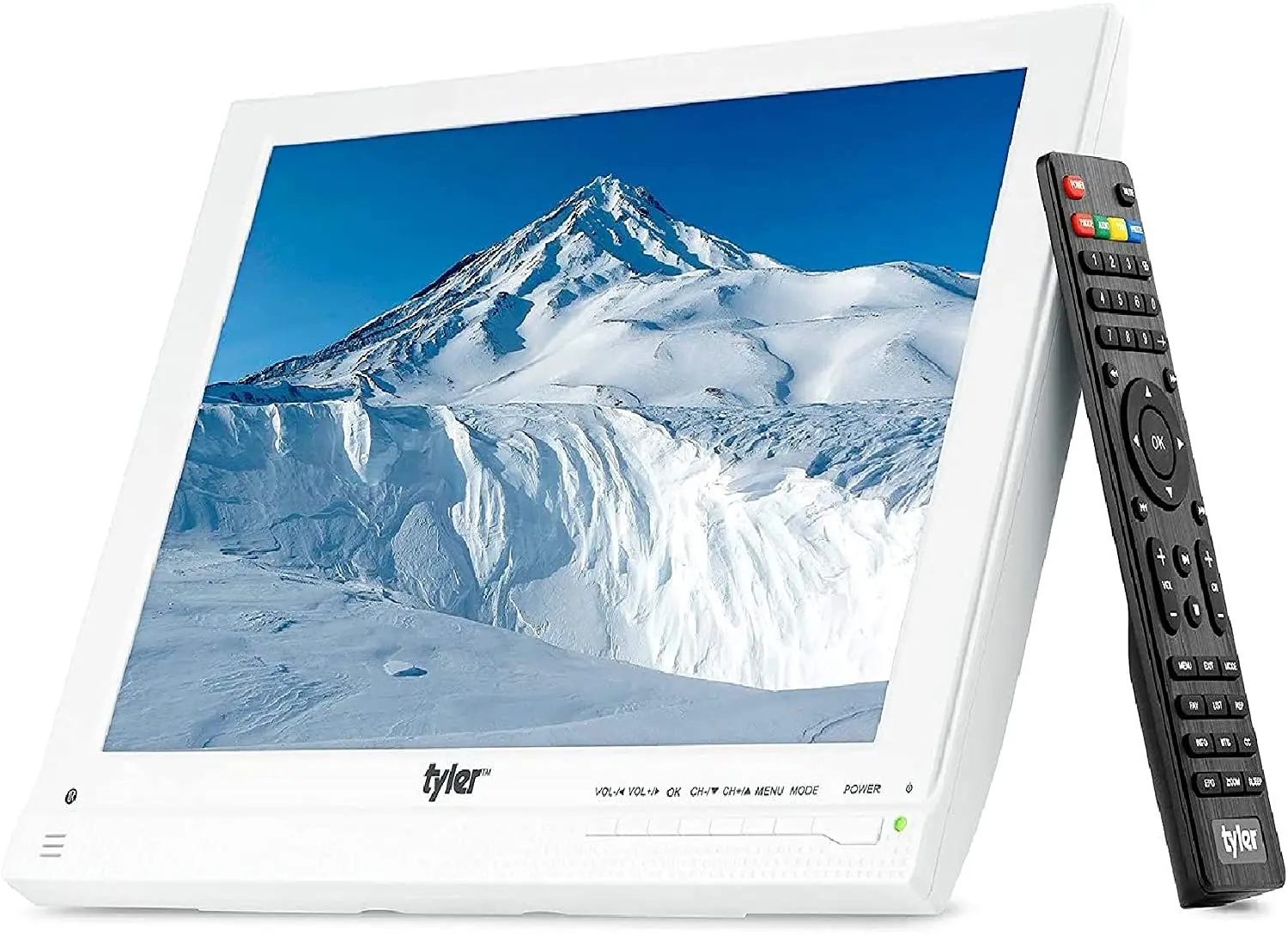 

13.3 inch Portable TV LCD Monitor 1080P Rechargeable Lithium Battery Operated, 3 Antenna, HDMI, SD, USB, RCA, FM Radio