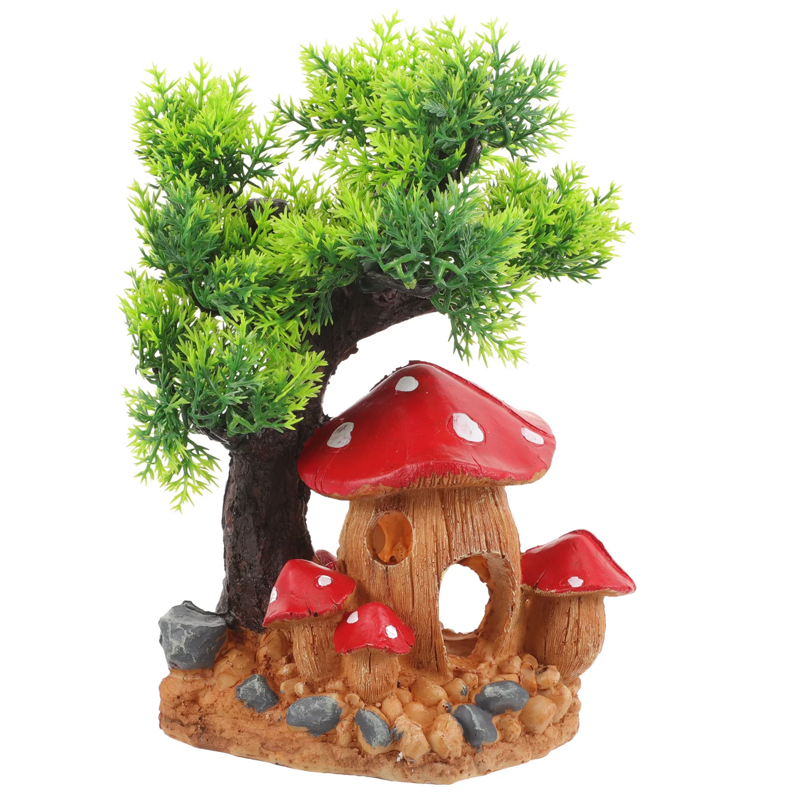 

Reptile Hideout Resin Decoration Reptiles Shelter Adornment Turtle Faux Tortoise Hiding Cave Pets