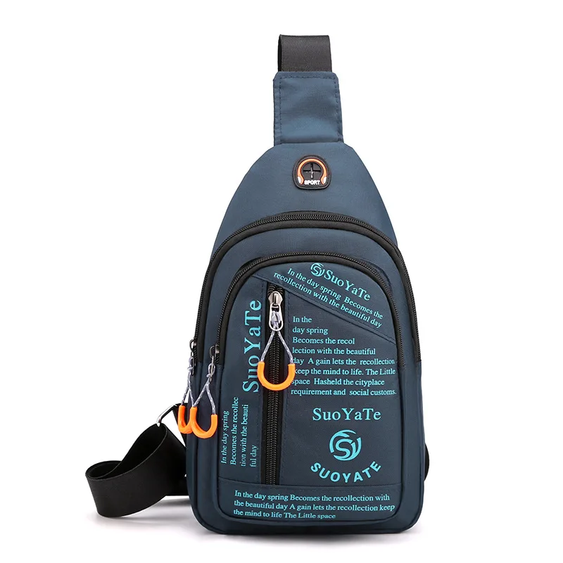 

2022 Wholesale Chest Bag Ins Super Fire Men's Messenger Shoulder Bag Korean Version Casual Student Outdoor Backpack